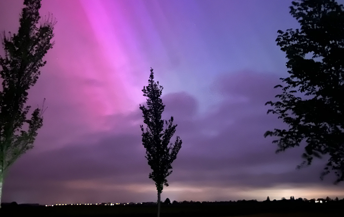 Noorderlicht zichtbaar in Nederland Foto: Lize Reitsma